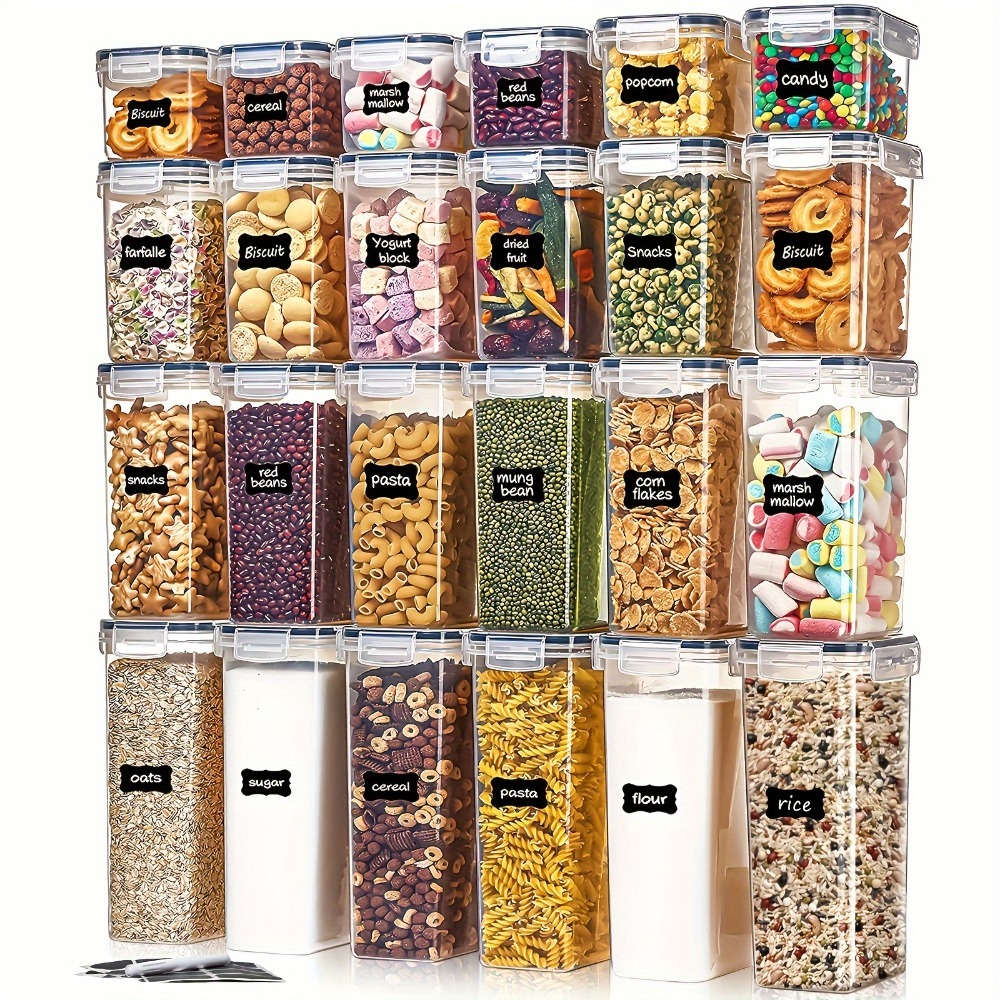 Food Storage Meal Prep - 24 Stuks Voedsel Opslag Containers 12