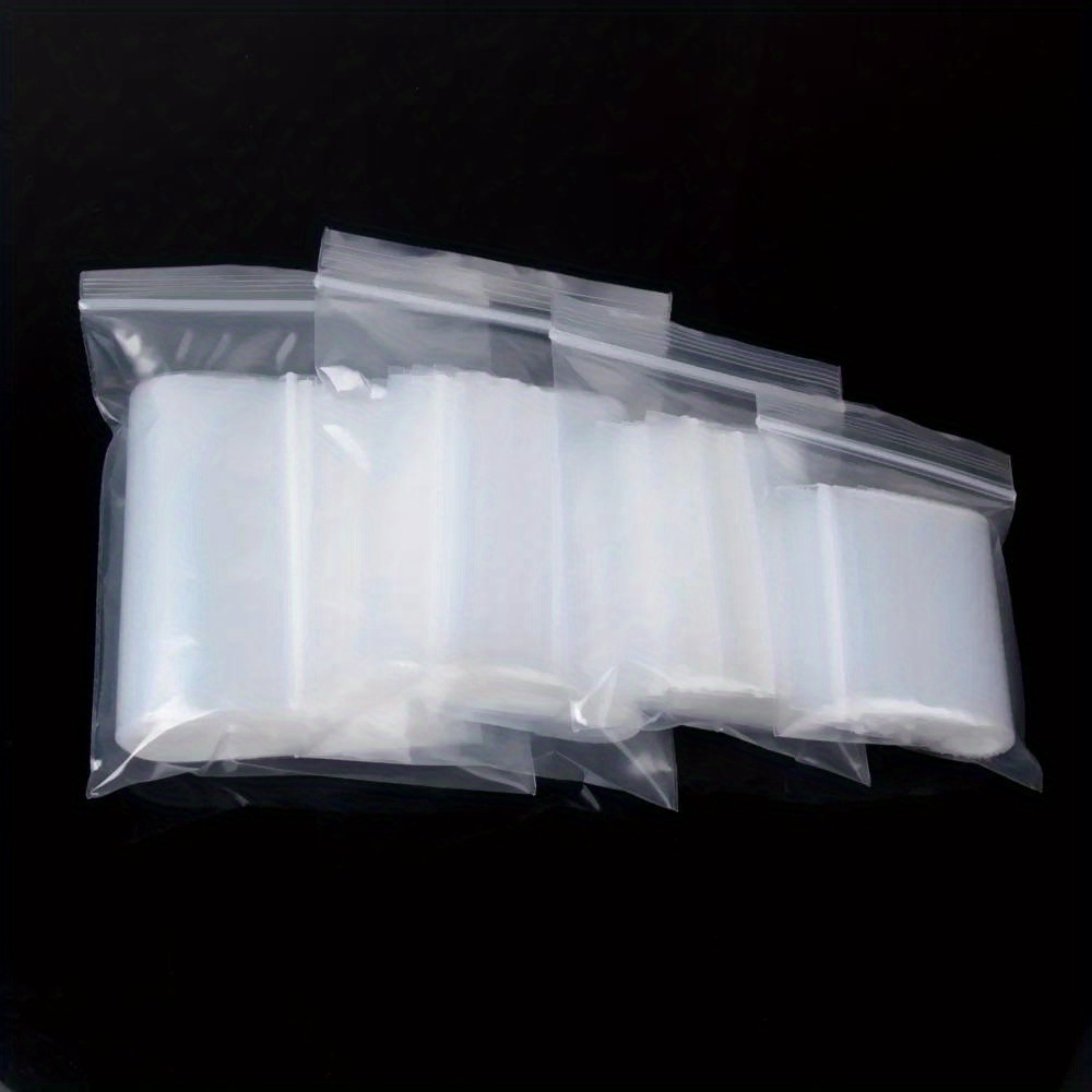 Ziploc Food Storage - 100 stuks, dikke doorzichtige ritssluiting ritssluiting