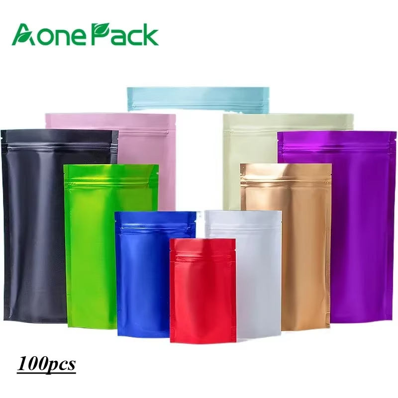 Ziploc Food Storage - 100 stks Custom Matt Afgewerkt Zaden