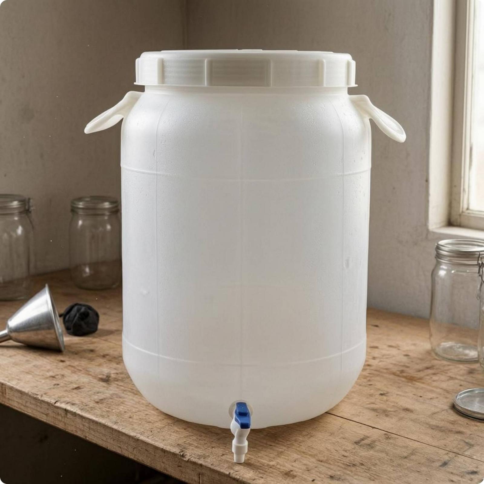 Food Storage Is - Voedselveilige kunststof opbergvat, duurzame, verdikte container,