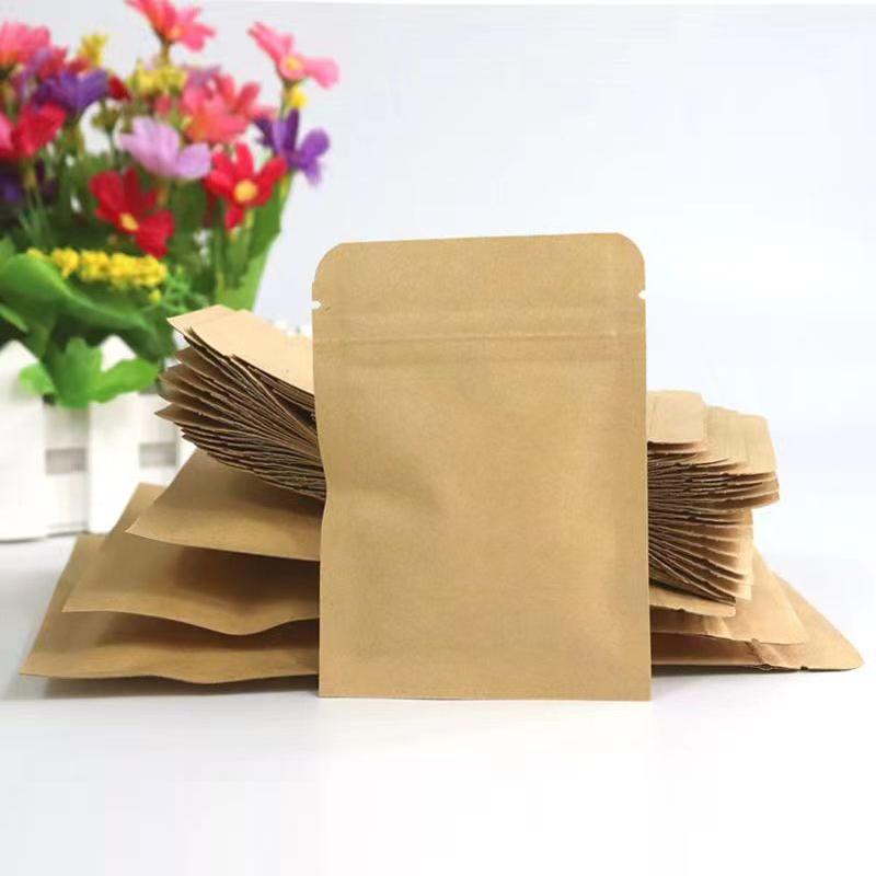 Ziploc Food Storage - 100 Stuks Dikke Platte Bruine Kraftpapier