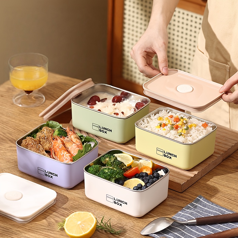 Food Storage Boxes With Lids - RVS Lekvrije Voedselbewaarset [4-delige set] voor