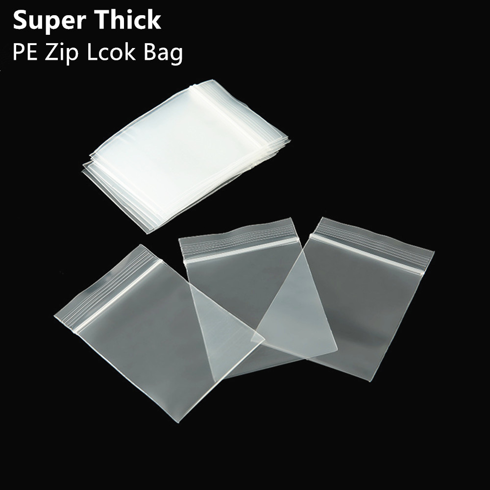 Ziploc Food Storage - 100 stks Extra Dikke Transparante PE