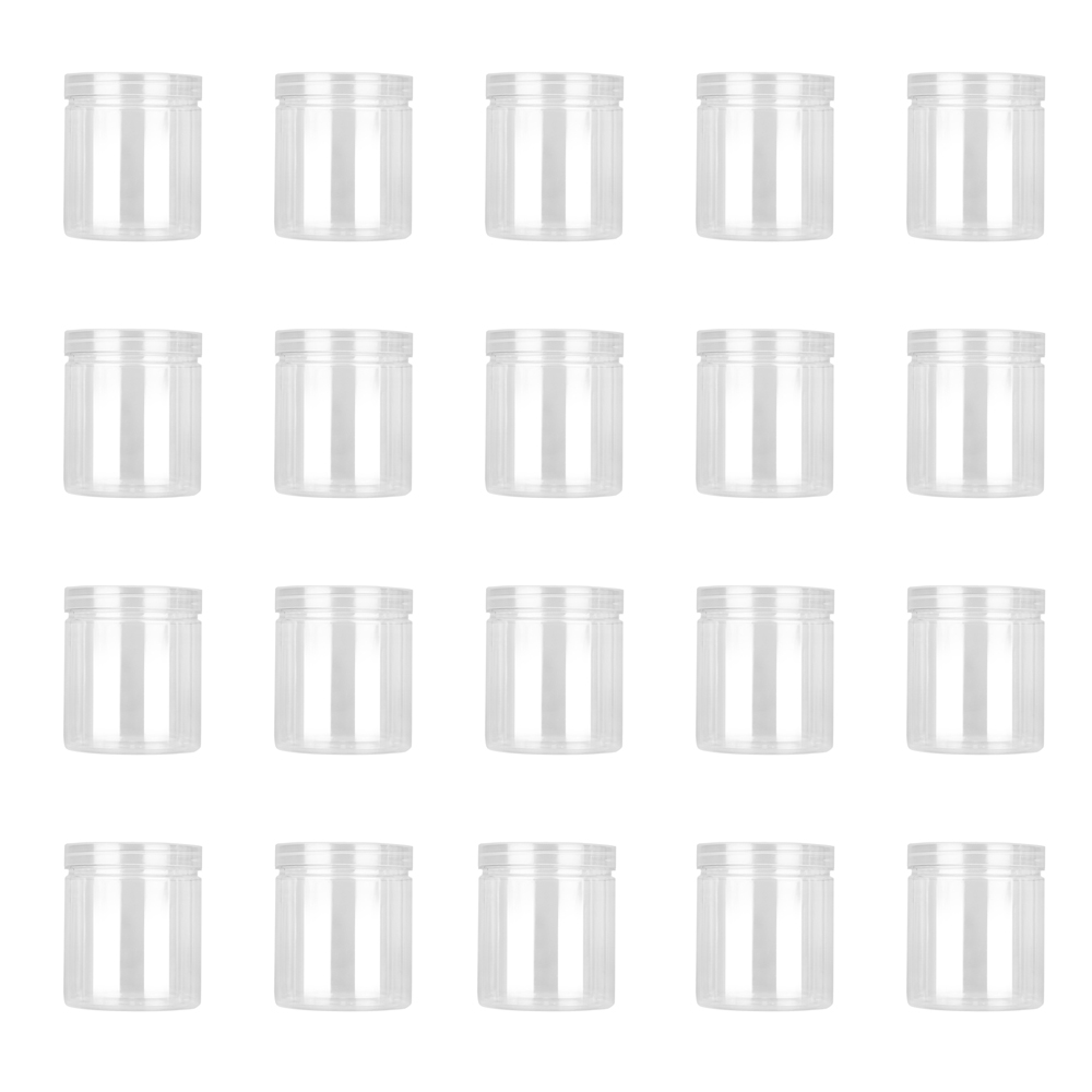 Food Storage Drums - 20 stuks 500 ml plastic pot