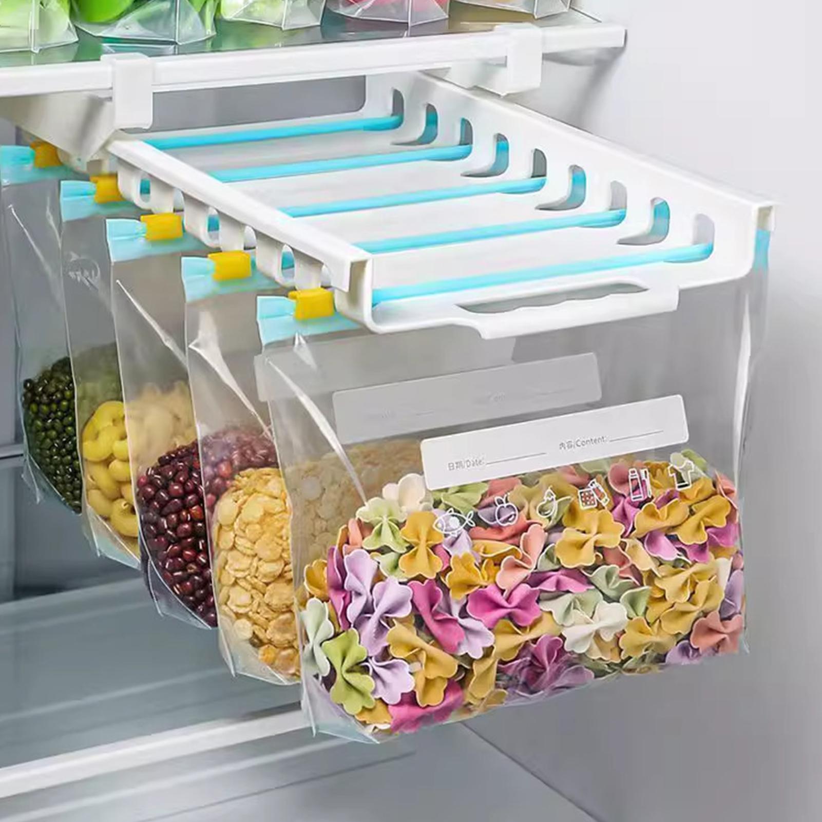 Food Storage Zipper Bags - Voedselbewaarzakken 15 stuks Voedselveilige opbergcontainers Lekvrije