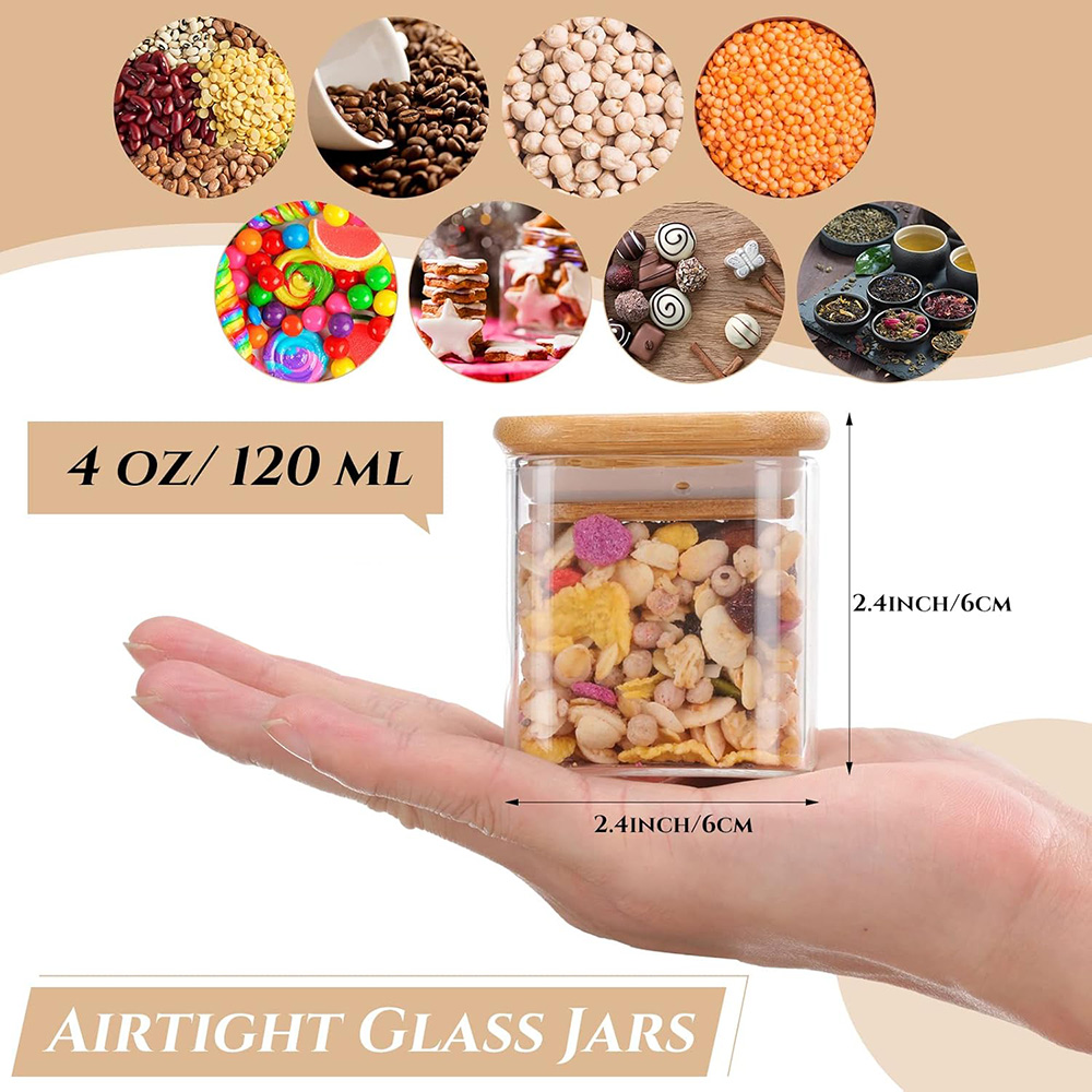 4oz 6Packs glazen potten set m - Food Storage Glass Container Set recensie en prijs