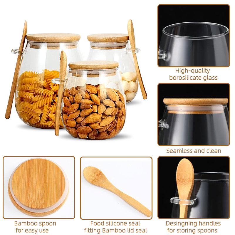 34Oz Verzegelde Glazen Pot Met - Food Storage Glass Container Set recensie en prijs