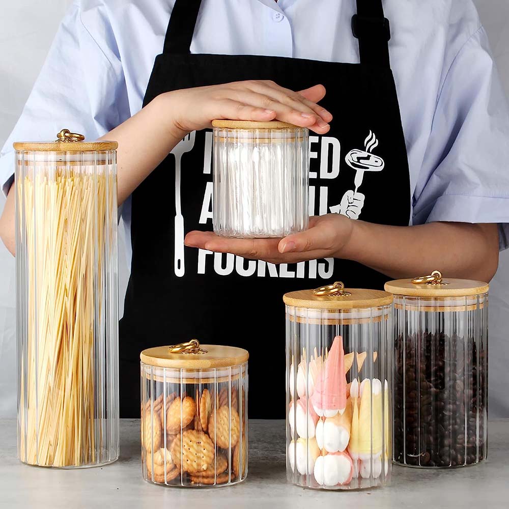 Glazen voorraadpotten, set van - Food Storage Glass Container Set recensie en prijs