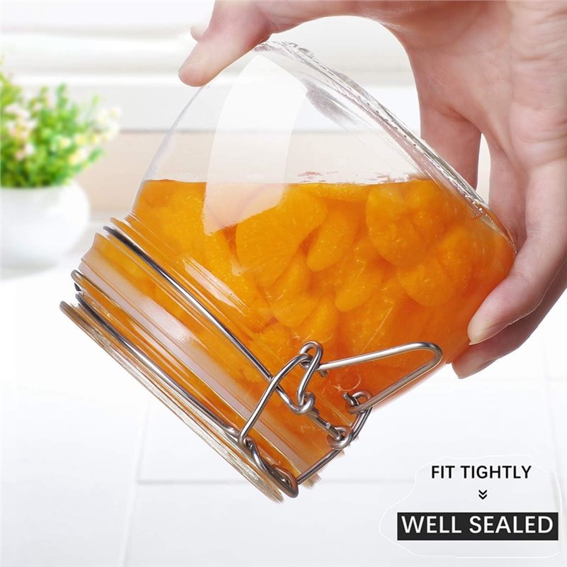 A96K-glazen potten 17 Oz klein - Food Storage Glass Container Set recensie en prijs