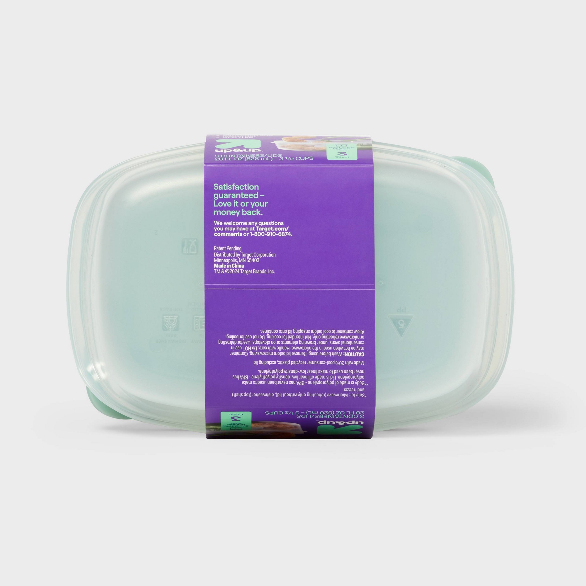 3-delige transparante plastic  - Food Storage Meal Prep recensie en prijs