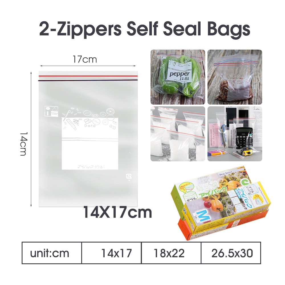 0.12Mm Dikke Hersluitbare Dubb - Food Storage Bags Zip Lock Pouch recensie en prijs