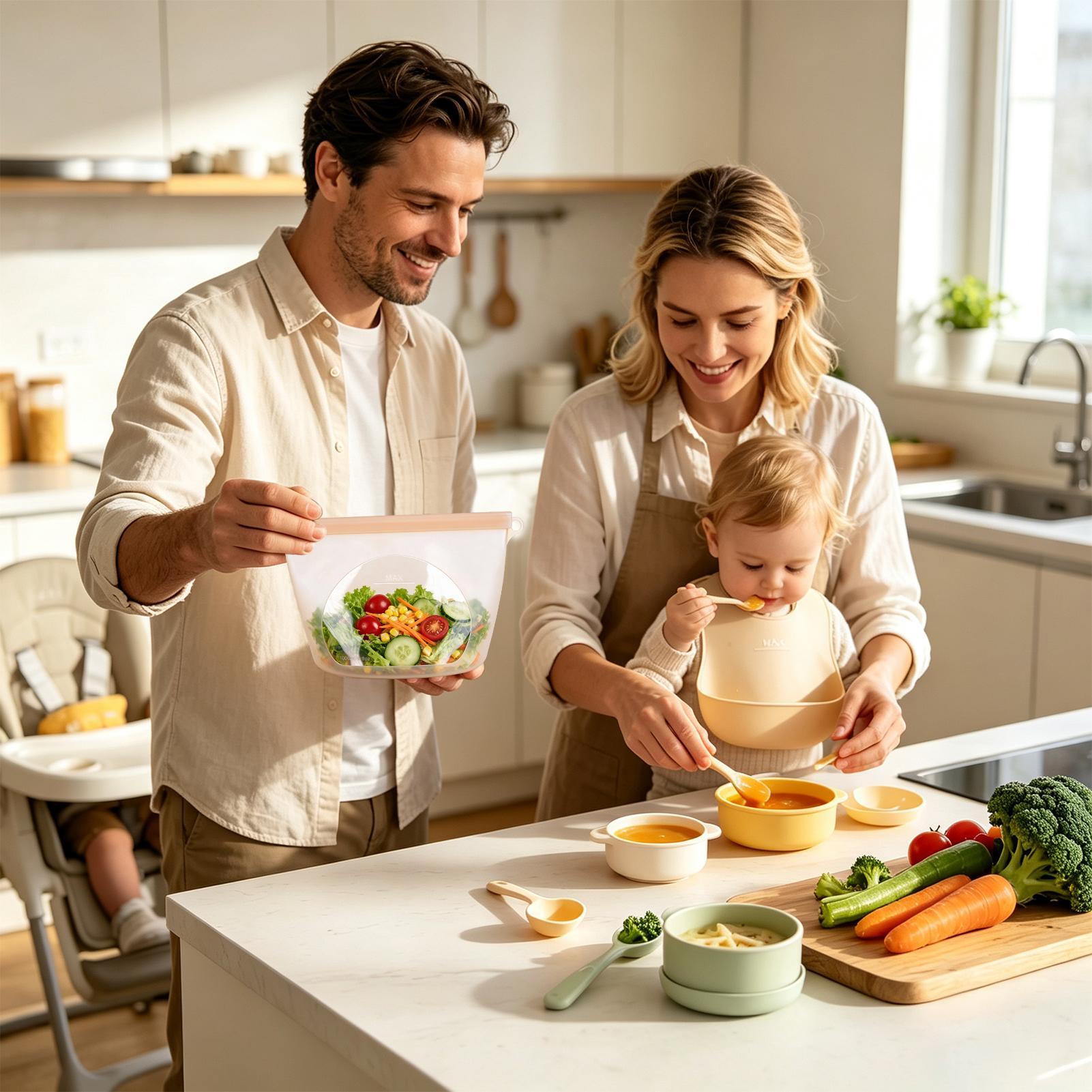 Siliconen voedselbewaarzakken  - Ziploc Food Storage recensie en prijs