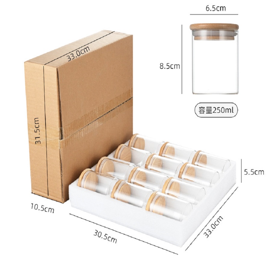 12 Stks/set Luchtdichte Glazen - Food Storage Glass Container Set recensie en prijs