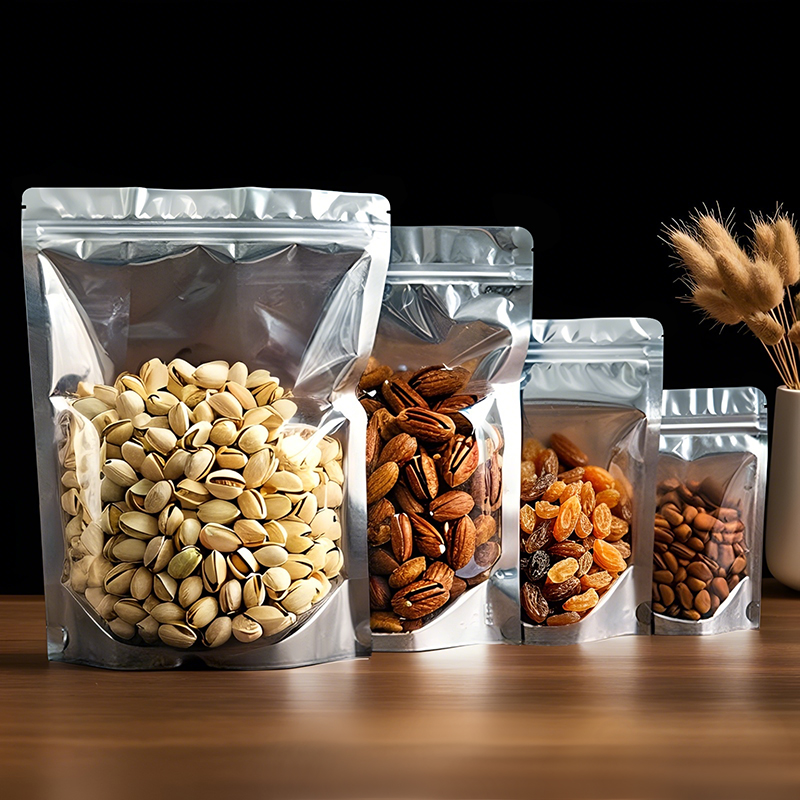 100 Stuks Een Kant Aluminiumfo - Food Storage Bags Zip Lock Pouch recensie en prijs
