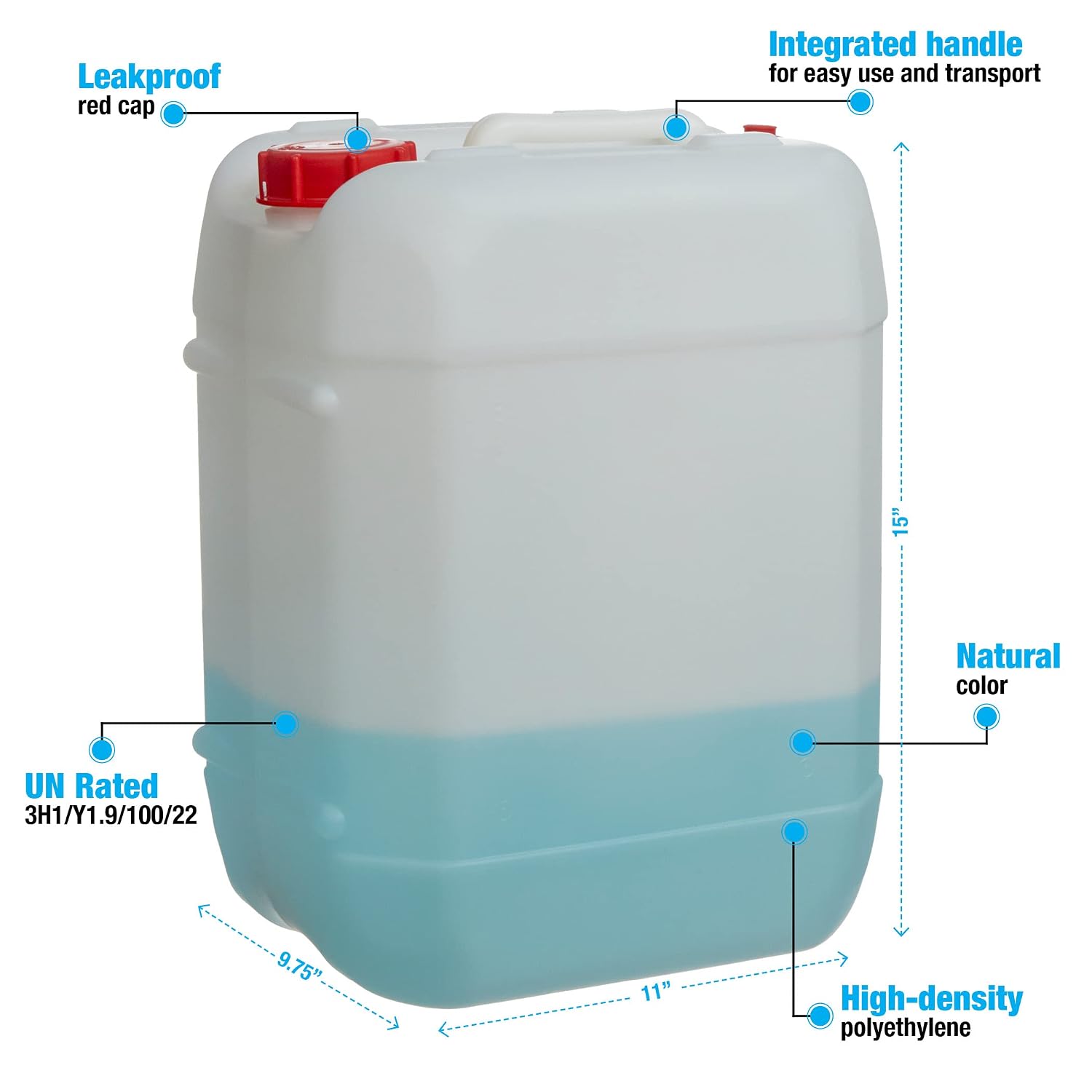5 Gallon Stapelbare Plastic Ca - Food Storage Is recensie en prijs