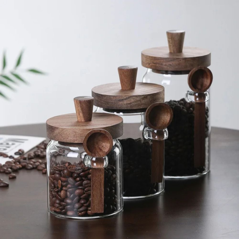 Vochtbestendige koffiebonenops - Food Storage Glass Container Set recensie en prijs