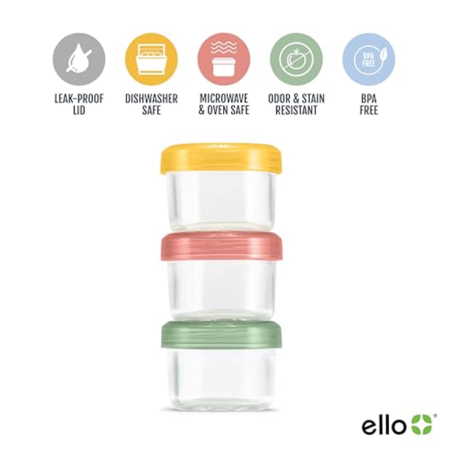 Kleurvaste glazen maaltijdvoor - Food Storage Is recensie en prijs