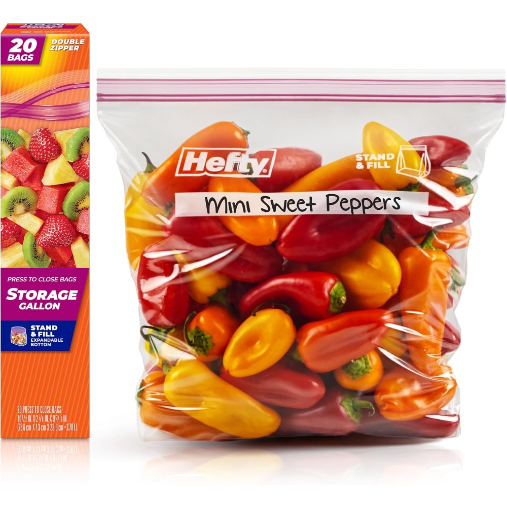 Drukknop sluitzakken, gallonfo - Food Storage Zipper Bags recensie en prijs