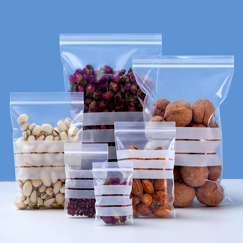 200 STKS PE Doorzichtige Plast - Food Storage Bags Zip Lock Pouch recensie en prijs
