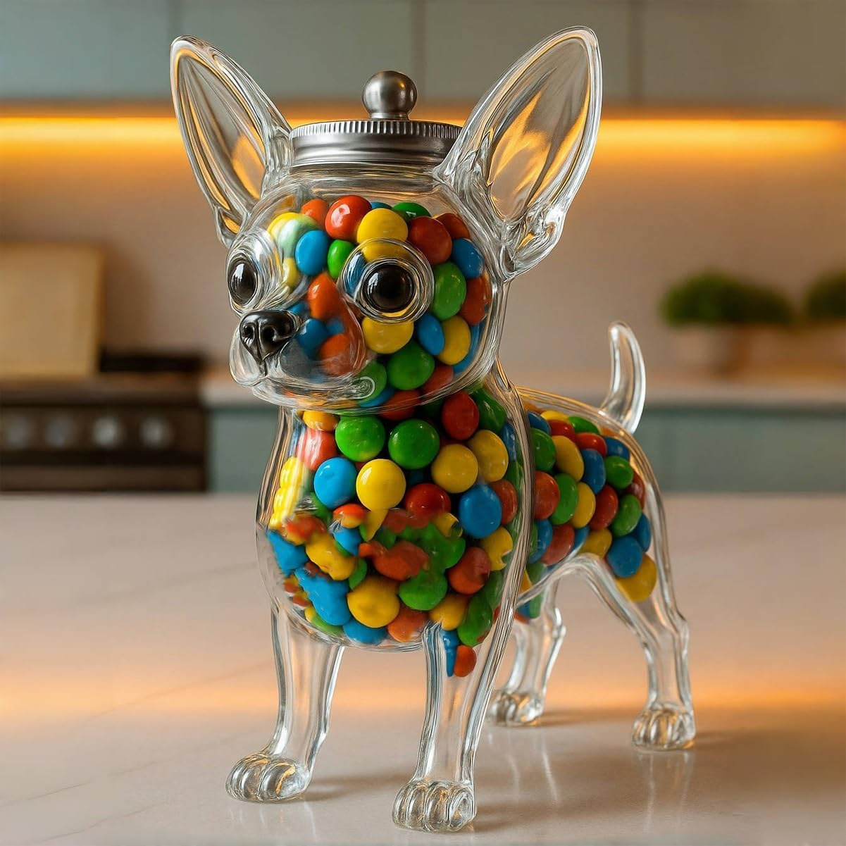Chihuahua-vormige container vo - Food Storage Glass Container Set recensie en prijs