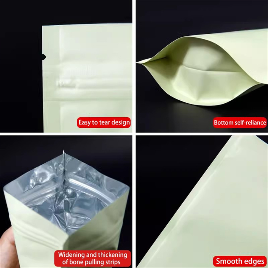 50/100 STUKS Matte lichtgele r - Food Storage Zipper Bags recensie en prijs