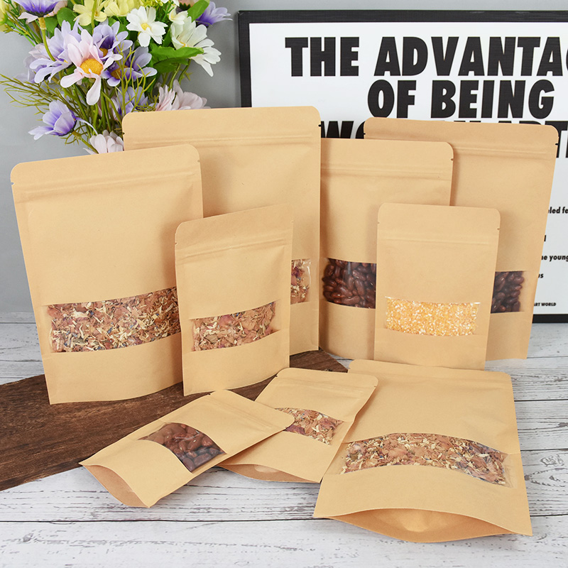 20/50 Stuks Kraftpapier Zip Lo - Food Storage Zipper Bags recensie en prijs