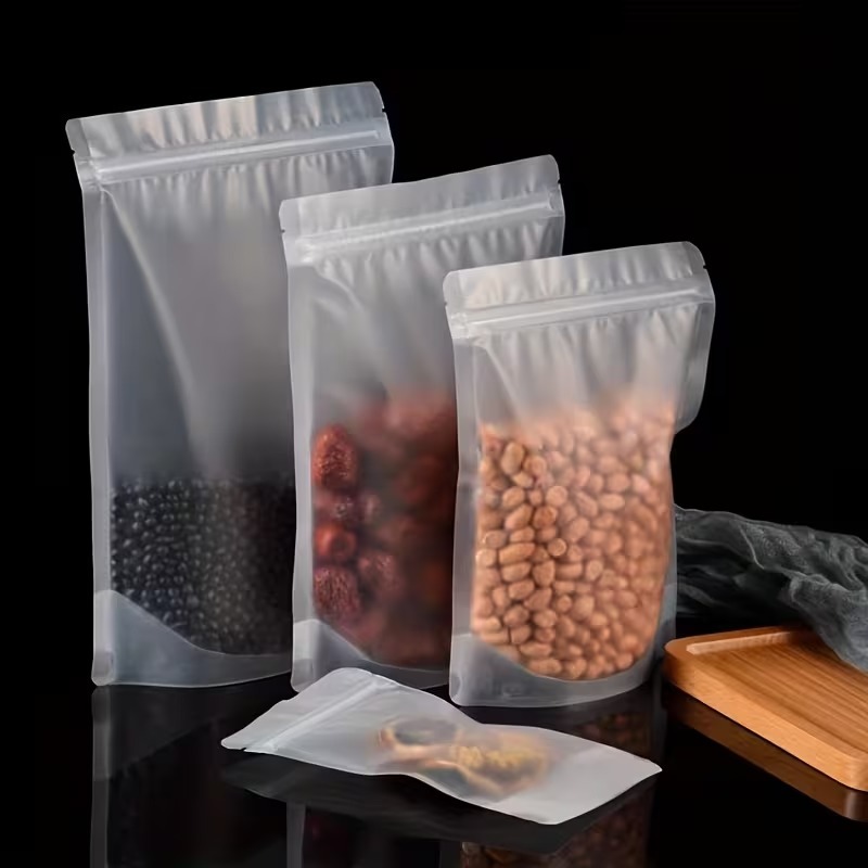 Frosted Clear Ziplock Bag Voed - Food Storage Bags Zip Lock Pouch recensie en prijs