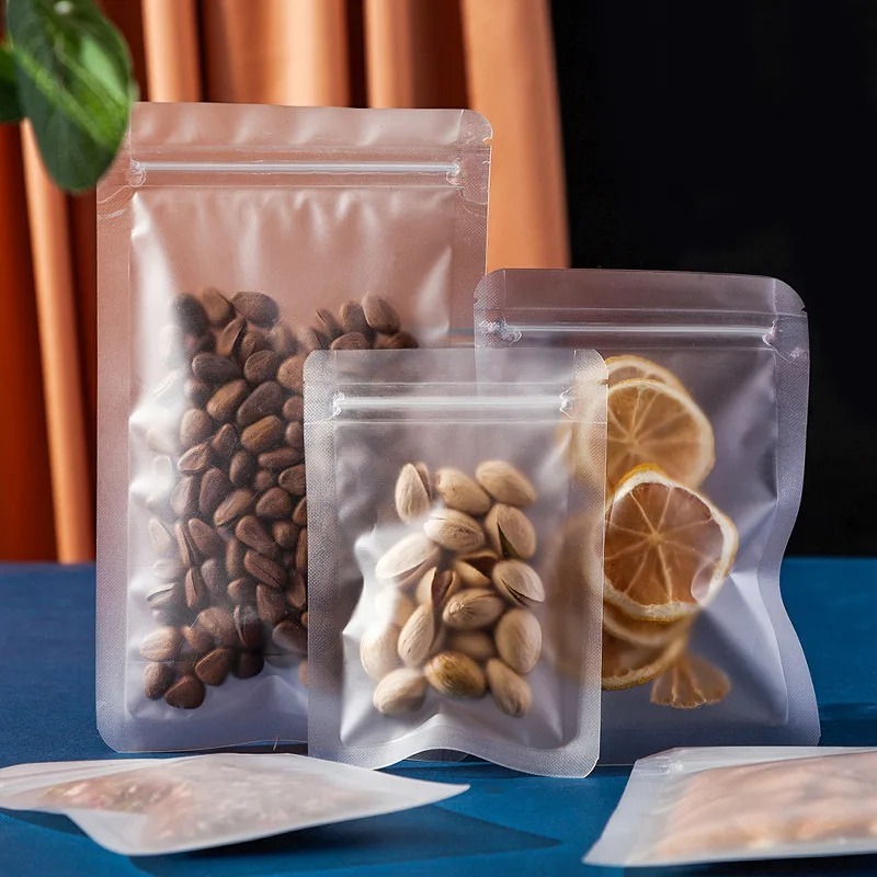 Frosted Clear Ziplock Bag Voed - Food Storage Bags Zip Lock Pouch recensie en prijs