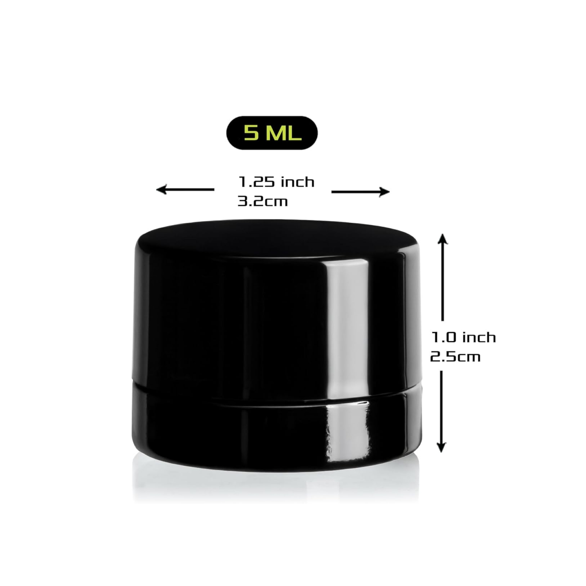 5 ml dikke zwarte glazen potte - Food Storage Glass Container Set recensie en prijs