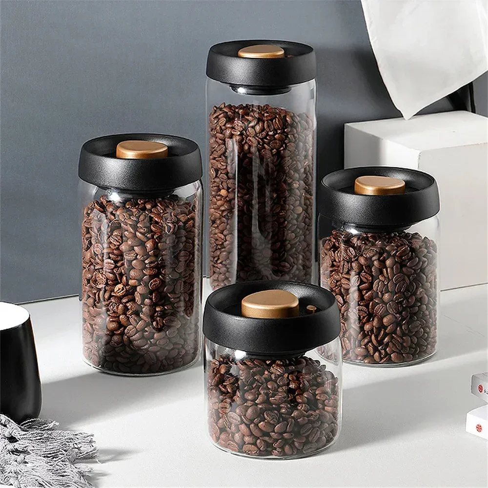 Koffiebonen Vacuümverzegelde t - Food Storage Glass Container Set recensie en prijs