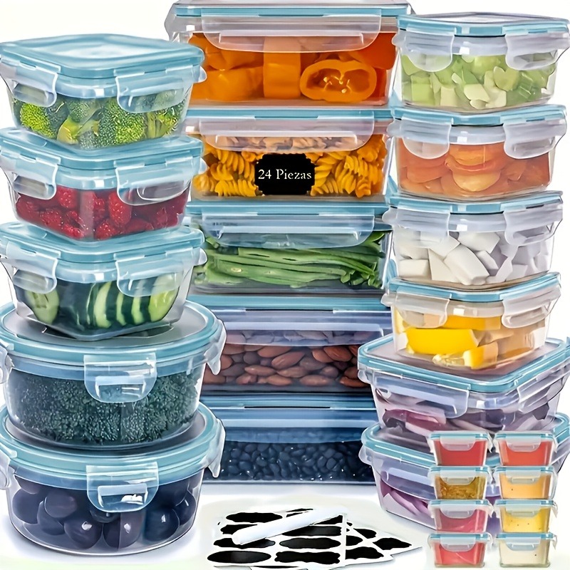 48-delige BPA-vrije voedselbew - Food Storage Meal Prep recensie en prijs