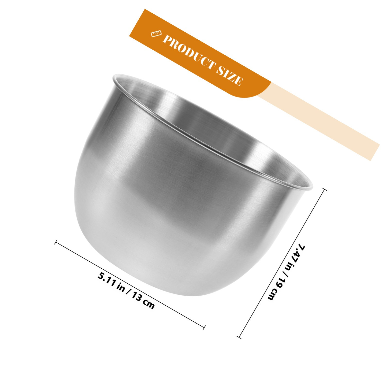 Diepe roestvrijstalen mengkom, - Food Storage Meal Prep recensie en prijs