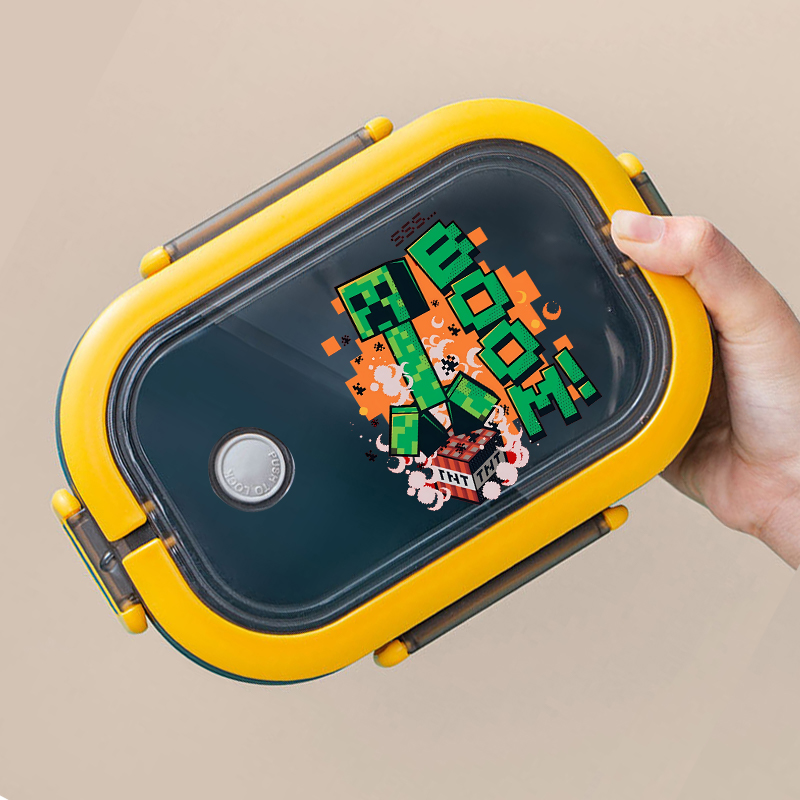 Minecraft Pixels Bento Lunchbo - Food Storage Minecraft recensie en prijs