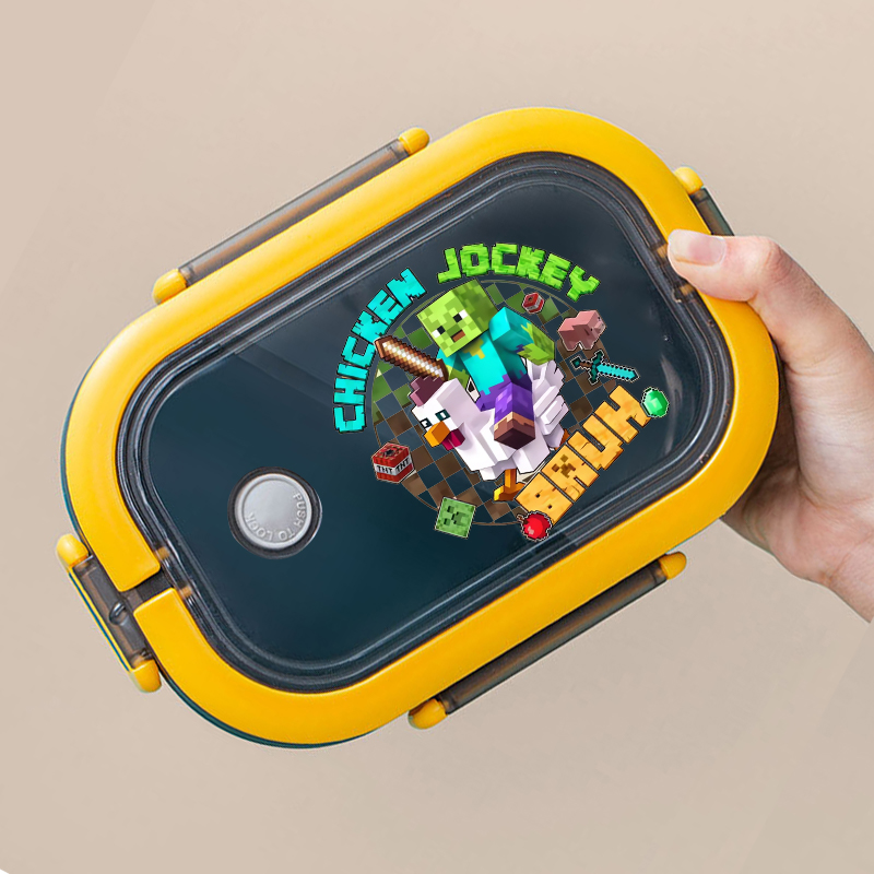 Minecraft Pixels Bento Lunchbo - Food Storage Minecraft recensie en prijs